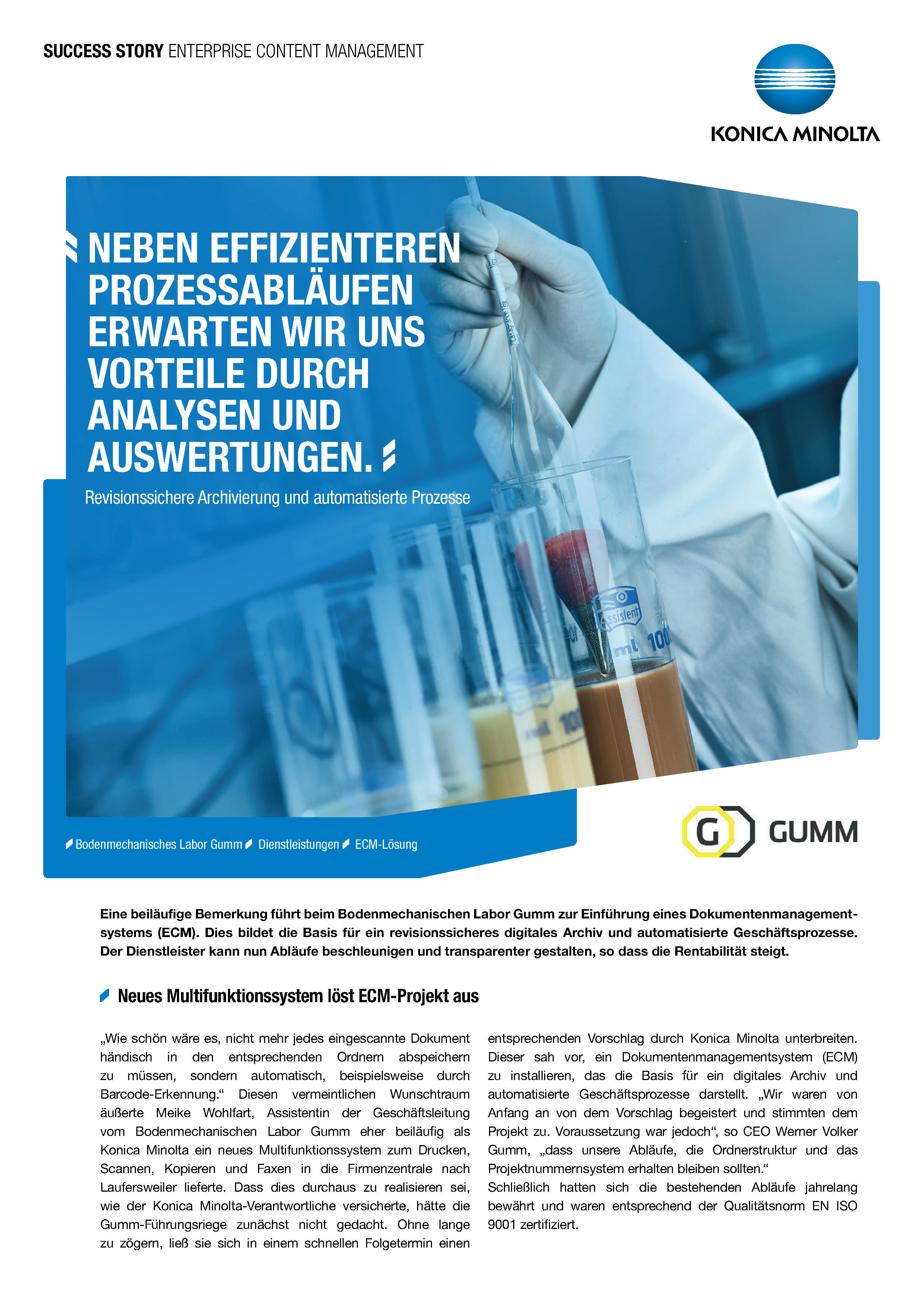 Einführung eines Dokumentenmanagementsystems